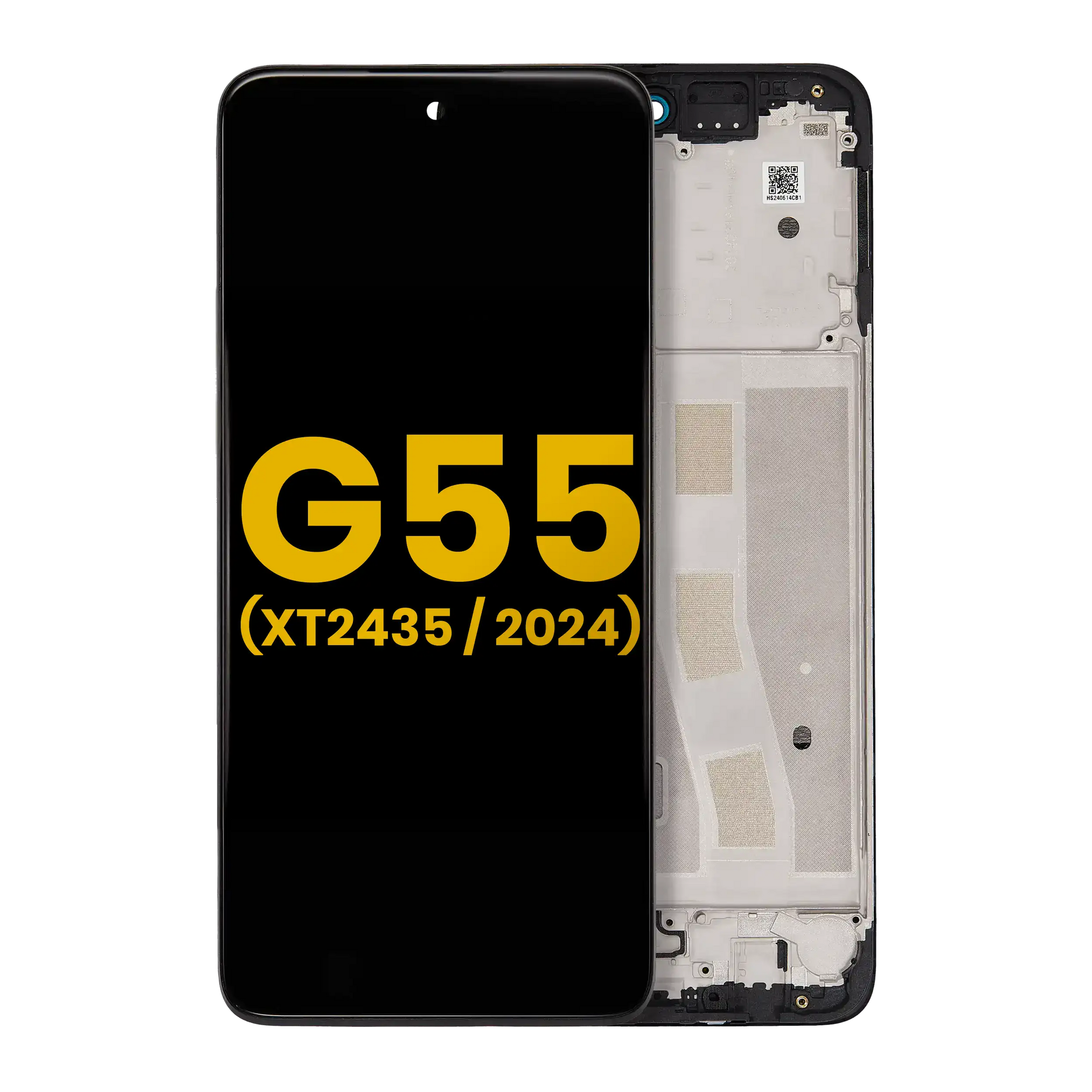 LCD Assembly With Frame For Motorola Moto G55 5G (XT2435 / 2024) (Refurbished) (All Colors) replacement part SKU 107282214582 image 1