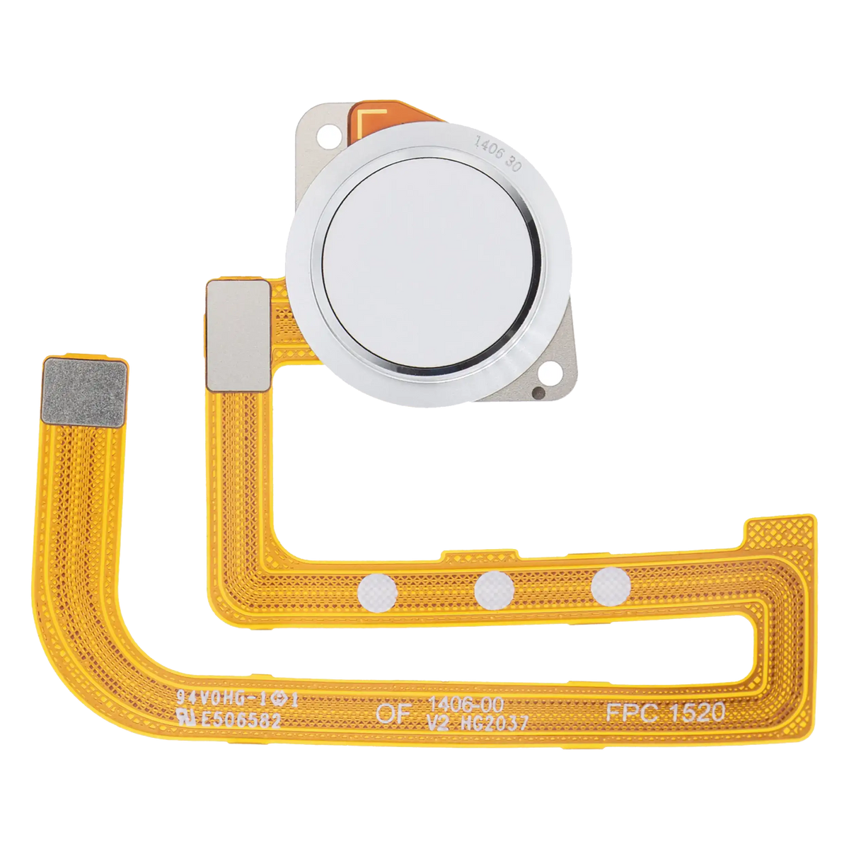 Fingerprint Reader With Flex Cable For Motorola Moto G Fast (XT2045-3 / 2020) (Pearl White) | compatible mobile phone replacement part | SKU 107082025199 | product image 1