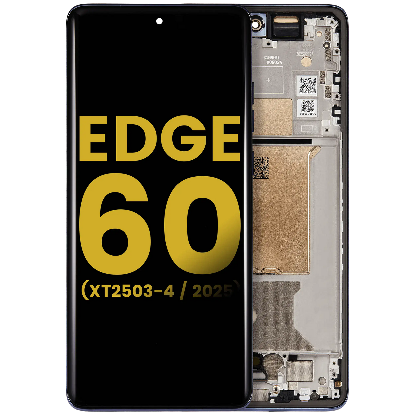 OLED Assembly With Frame For Motorola Edge 60 Fusion (XT2503-4 / 2025) (Refurbished) (Slipstream) | SKU 107282214815 | image 1
