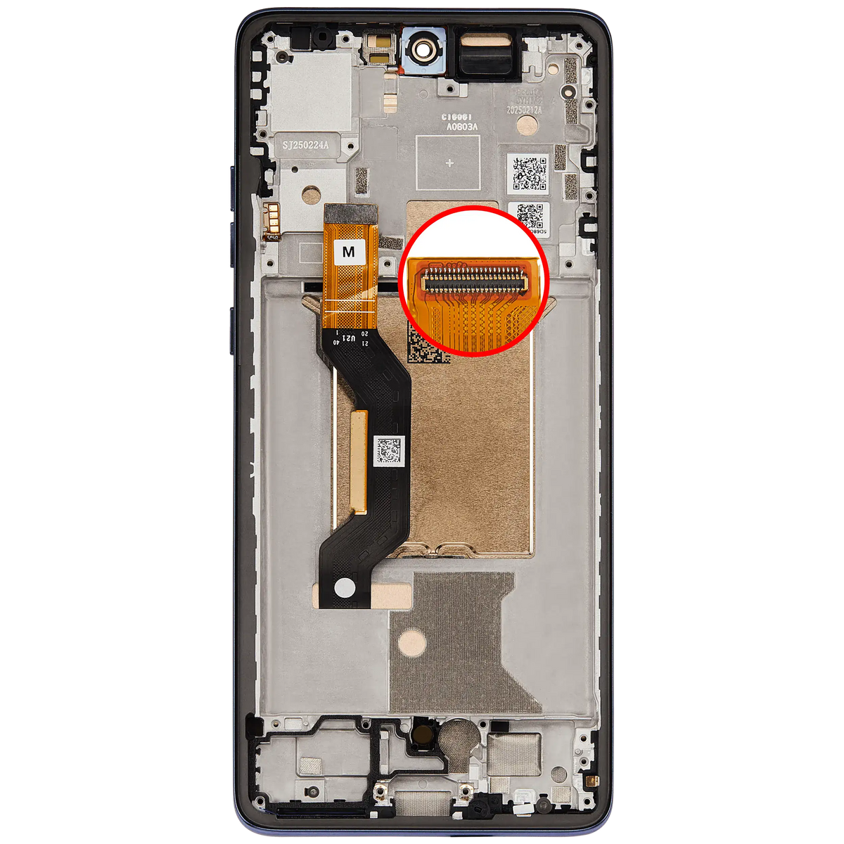 OLED Assembly With Frame For Motorola Edge 60 Fusion (XT2503-4 / 2025) (Refurbished) (Slipstream) | SKU 107282214815 | image 9