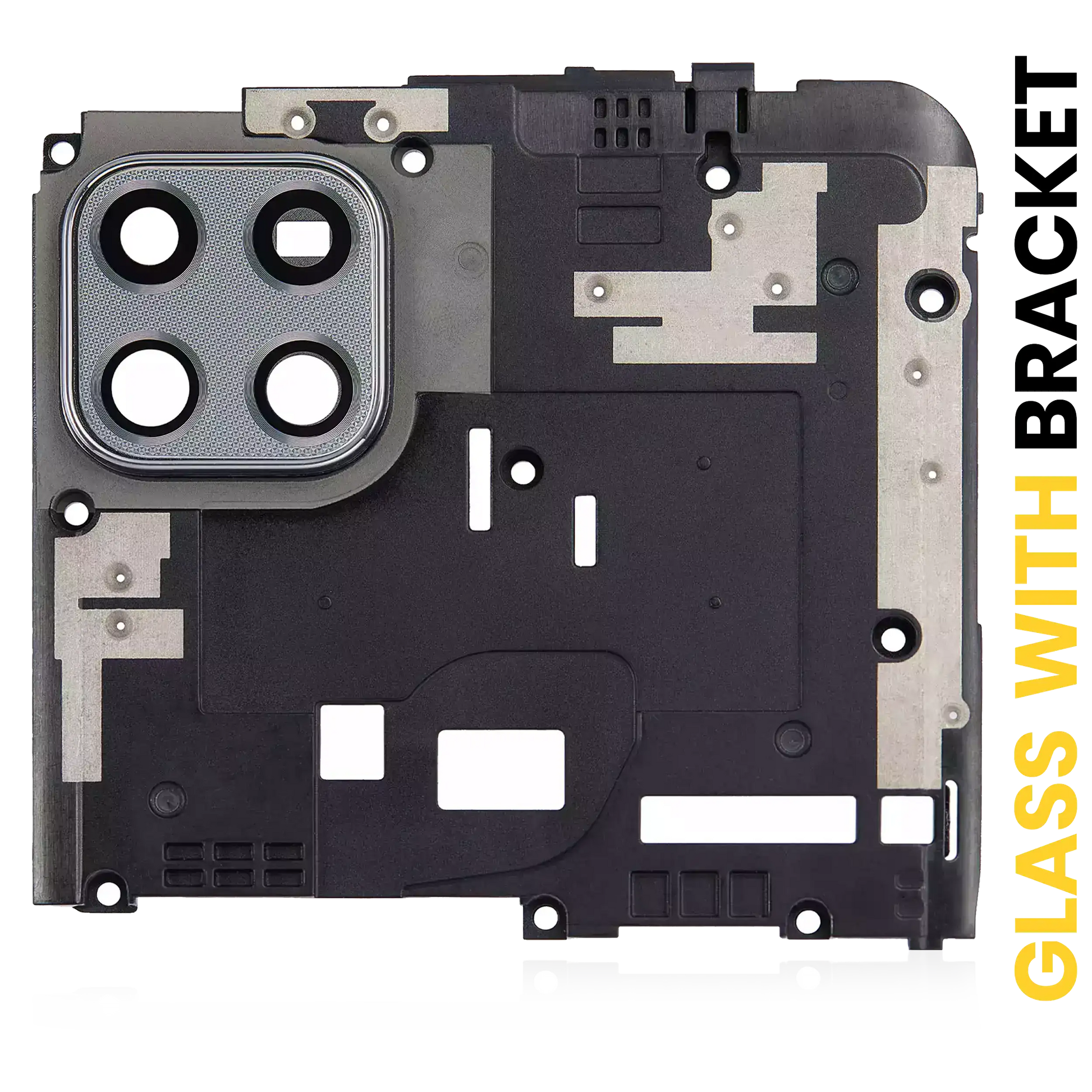 Back Camera Lens With Bracket For Motorola Moto G 5G (XT2113-3 / 2020) / One 5G Ace (XT2113-1/2 / 2021) (Frosted Silver) replacement part for compatible Motorola phone, SKU 107082025537, product image 1