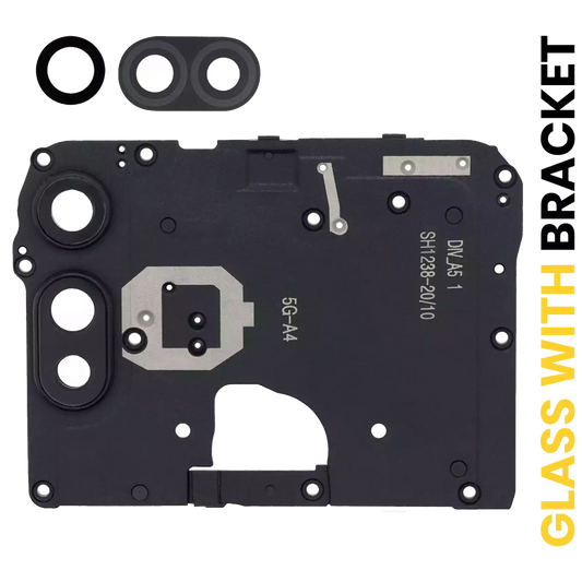 Back Camera Lens With Bracket for Moto E (XT2052 / 2020) - Motorola camera repair part, SKU 107082023627, product image 1