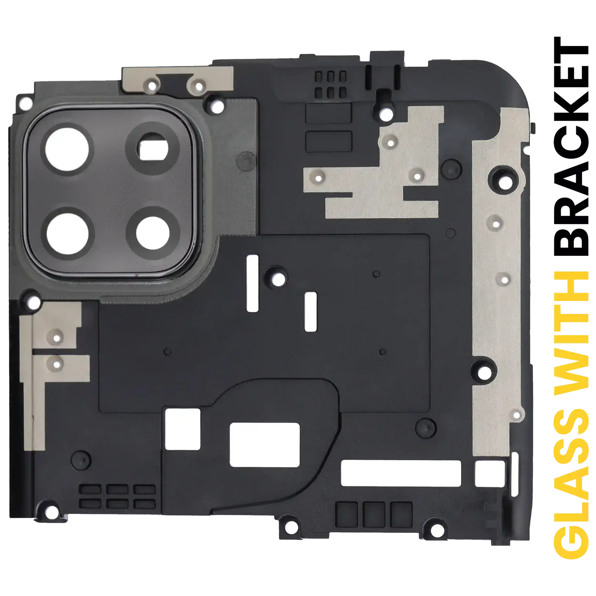 Back Camera Lens With Bracket For Motorola Moto G 5G (XT2113-3 / 2020) / One 5G Ace (XT2113-1/2 / 2021) (Volcanic Gray) replacement part for compatible Motorola phone, SKU 107082085732, product image 1