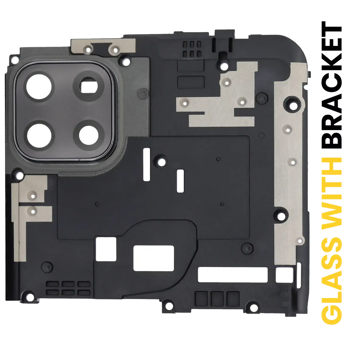 Back Camera Lens With Bracket For Motorola Moto G 5G (XT2113-3 / 2020) / One 5G Ace (XT2113-1/2 / 2021) (Volcanic Gray) - Motorola replacement part - product image 1 - SKU 107082085732