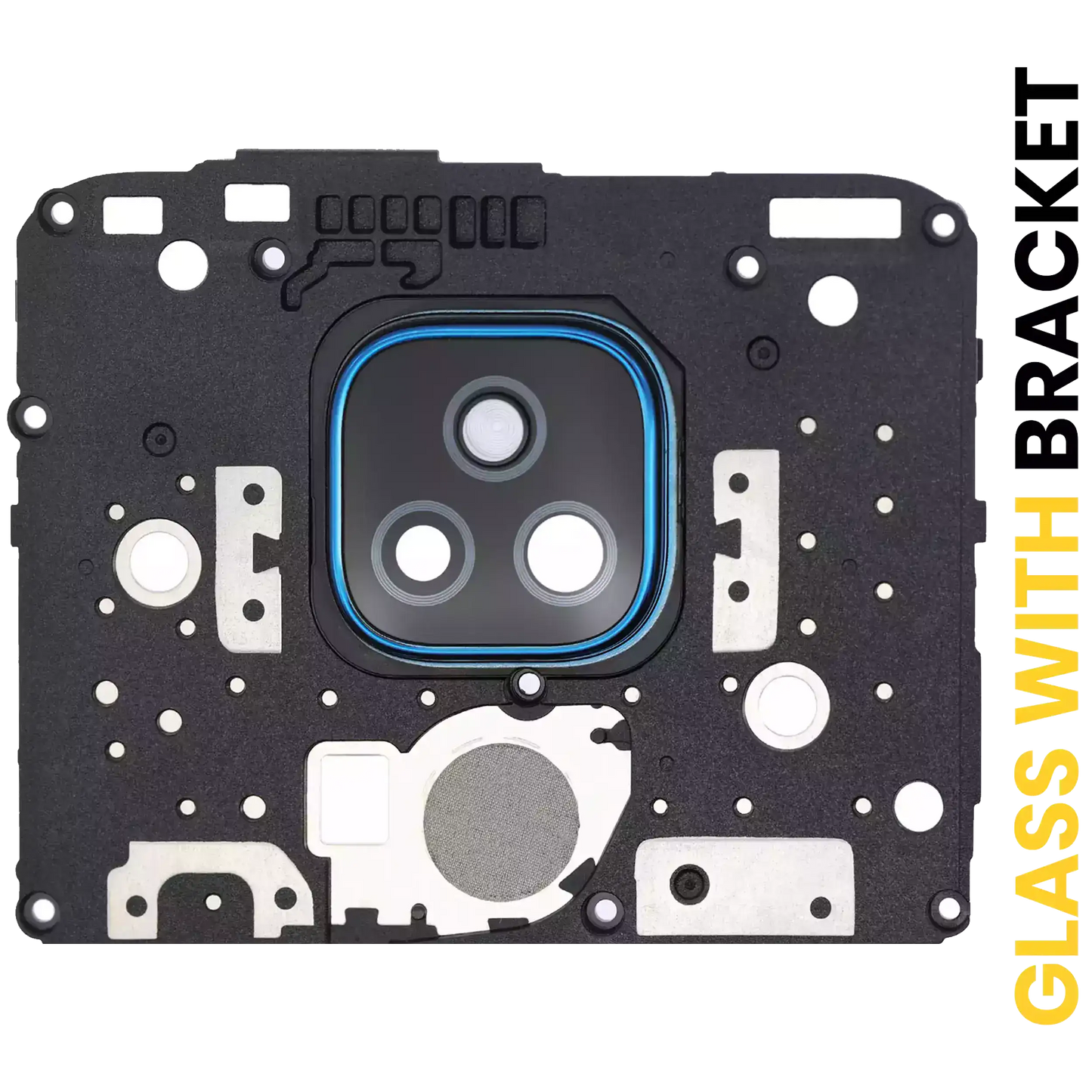 Back Camera Lens With Bracket For Motorola Moto E7 Plus (XT2081 / 2020) (Navy Blue) - image 1