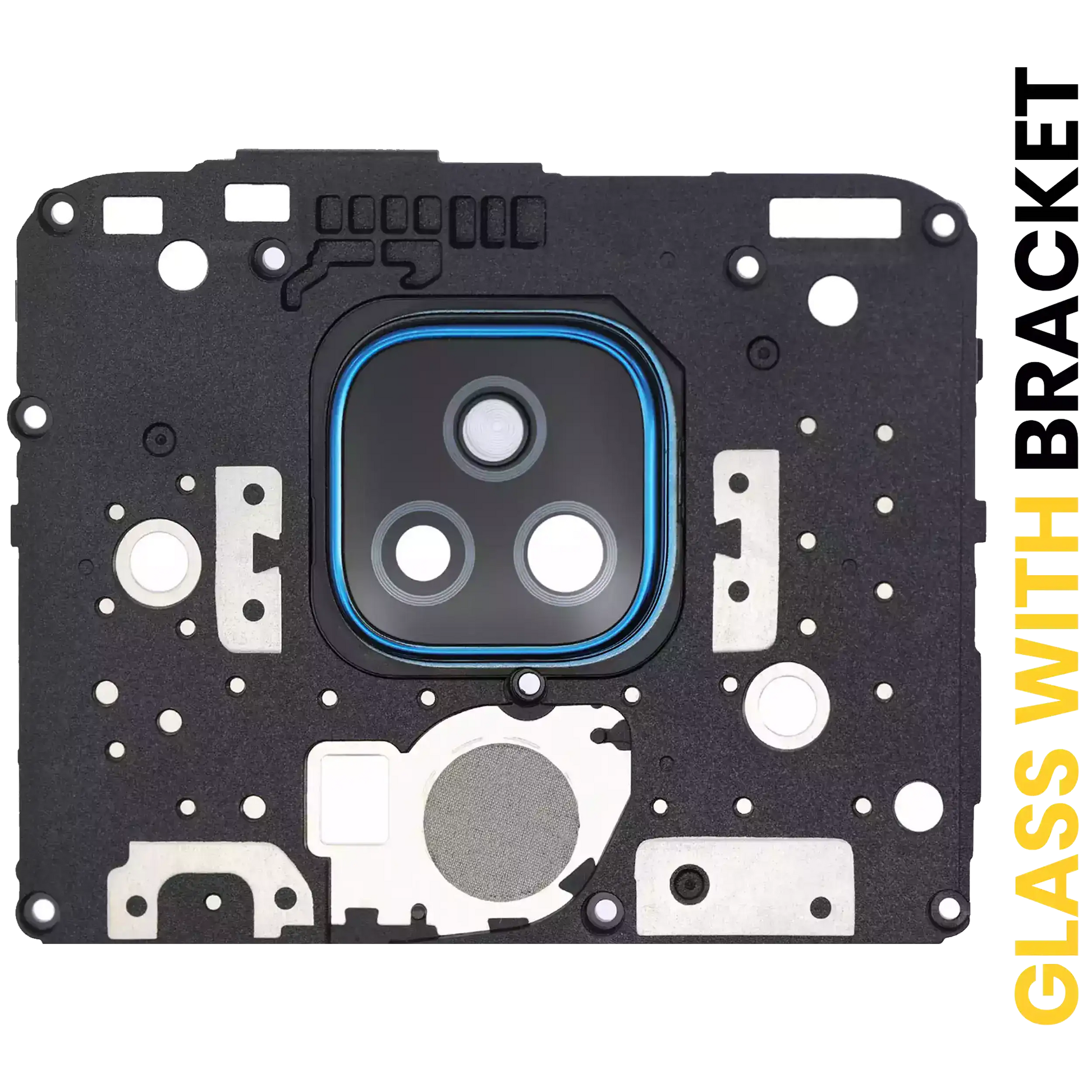 Back Camera Lens With Bracket For Motorola Moto E7 Plus (XT2081 / 2020) (Navy Blue) - image 1