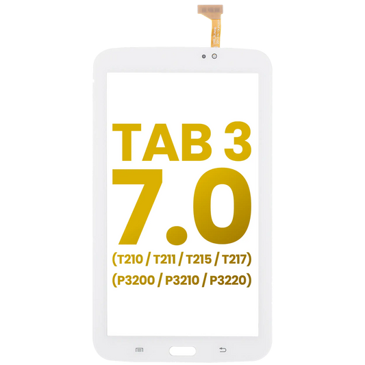 Digitizer For Samsung Galaxy Tab 3 7.0" (T210 / T211 / T215 / T217 / P3200 / P3210 / P3220) (White) Samsung Galaxy Tab replacement part image 1