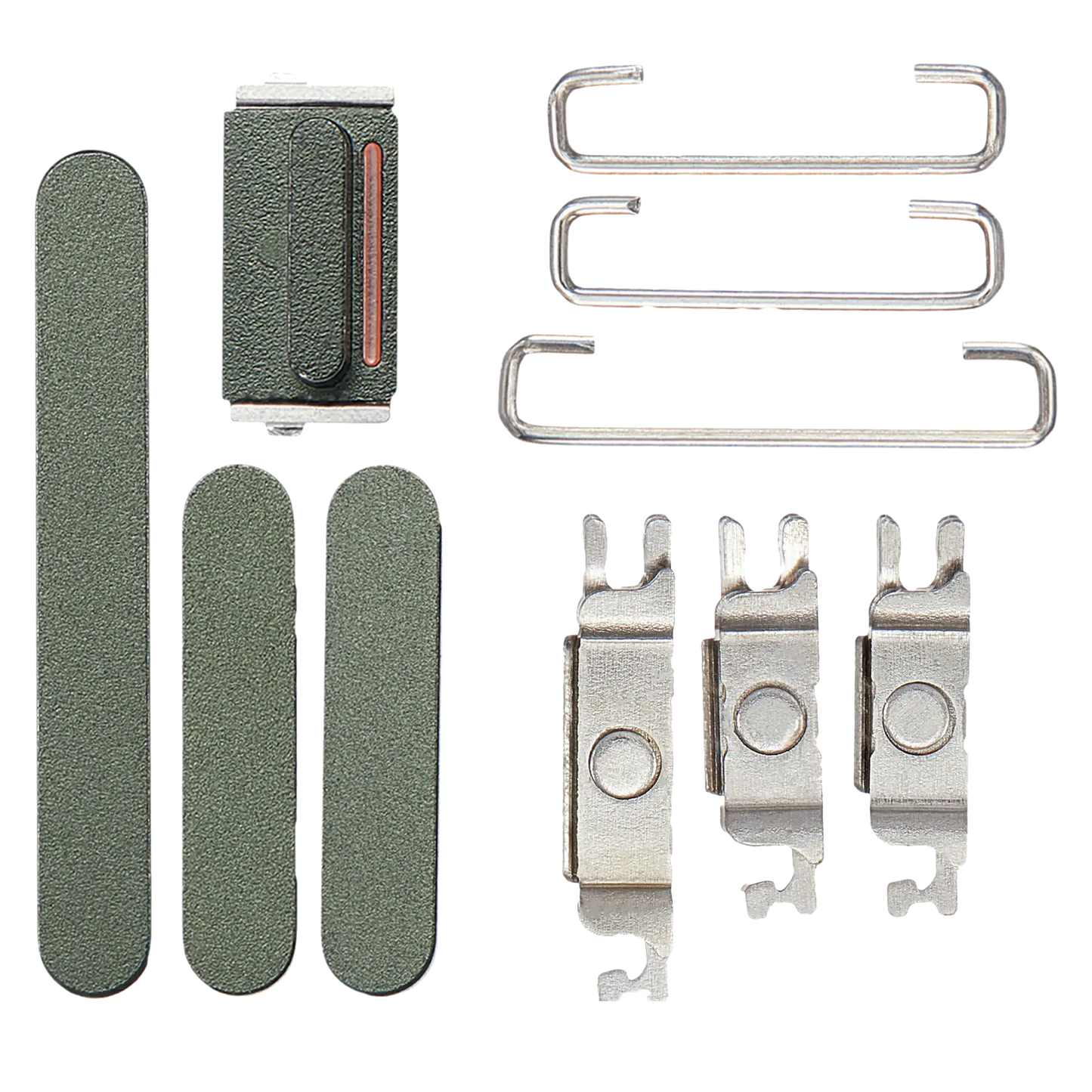 Hard Buttons (Power / Volume / Switch) For iPhone 13 / 13 Mini (Green)