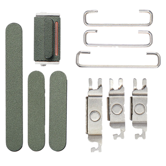 Hard Buttons (Power / Volume / Switch) For iPhone 13 / 13 Mini (Green)