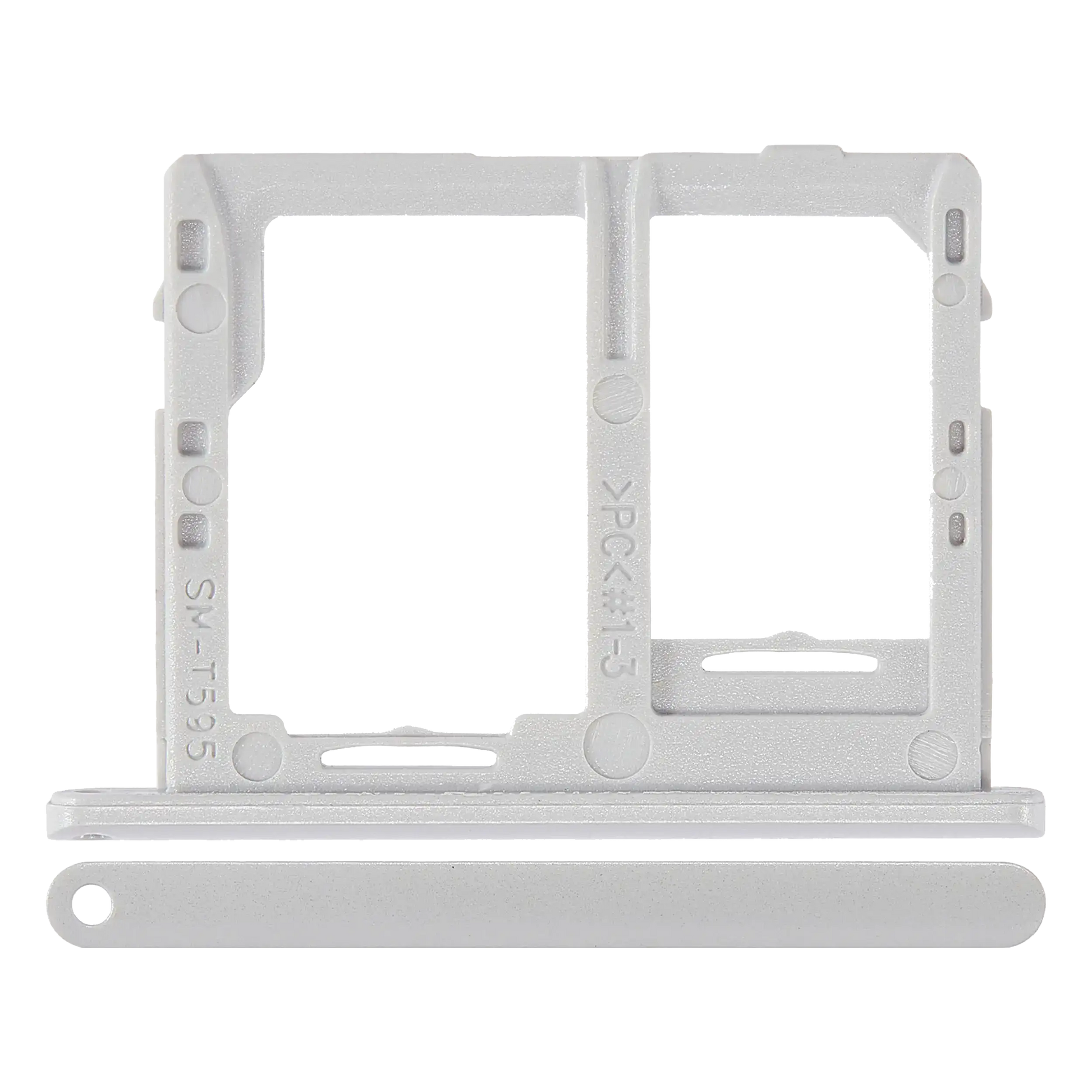 Sim Card Tray For Samsung Galaxy Tab A 10.5" (T595 / T597) (2018) (LTE Version) (White) - Samsung Galaxy Tab A 10.5" (2018) Replacement Parts - SKU 107081016725 - product image 1