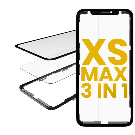 3 in 1 (Glass With OCA Pre-Installed + Frame) For iPhone XS Max (OCA Master)