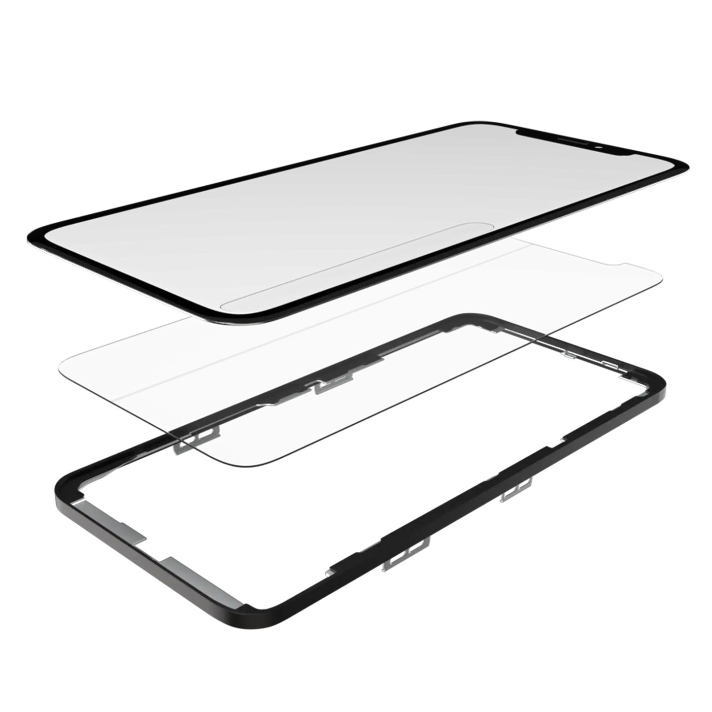 3 in 1 (Glass With OCA Pre-Installed + Frame) For iPhone XS Max (OCA Master)