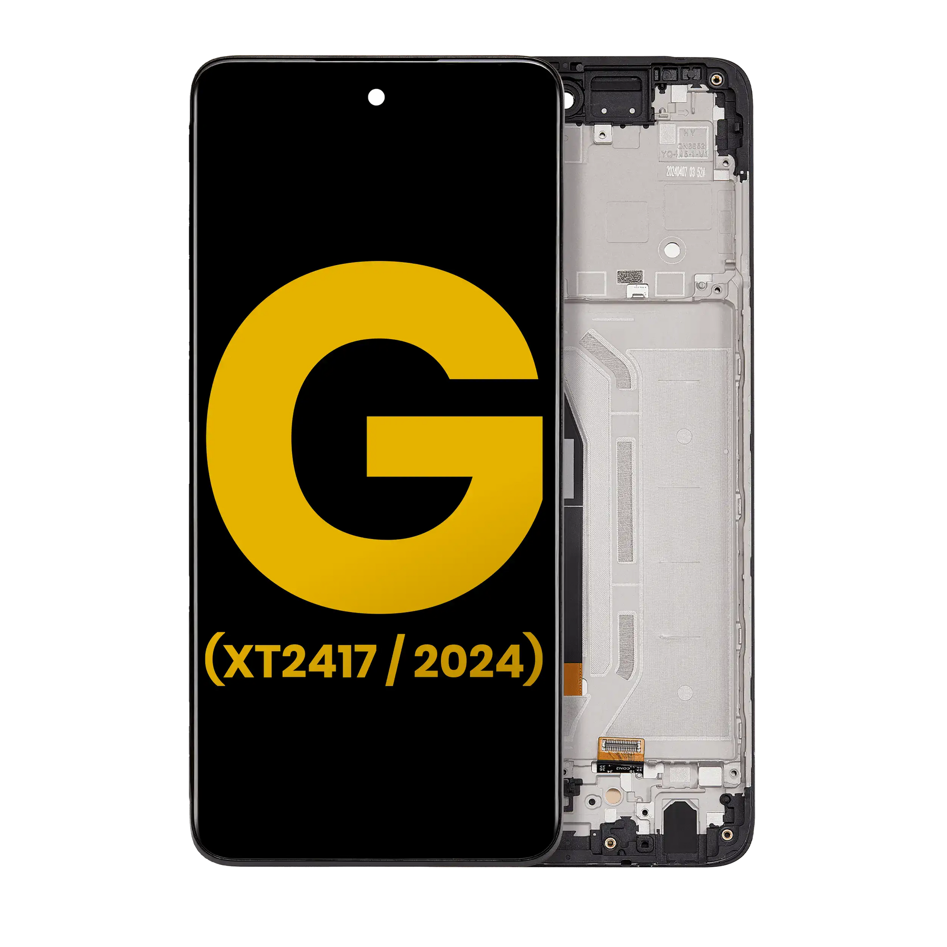LCD Assembly With Frame For Motorola Moto G 5G (XT2417 / 2024) (Refurbished) (Sage Green) replacement part SKU 107082020063 image 1