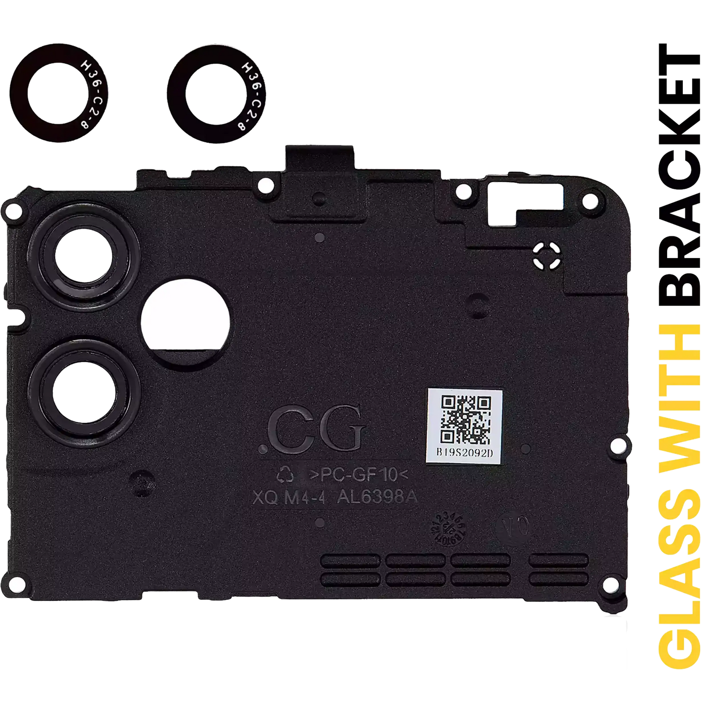 Back Camera Lens With Bracket For Samsung Galaxy A04E (A042 / 2022) (Black) replacement part product image 1 - SKU 107082138221