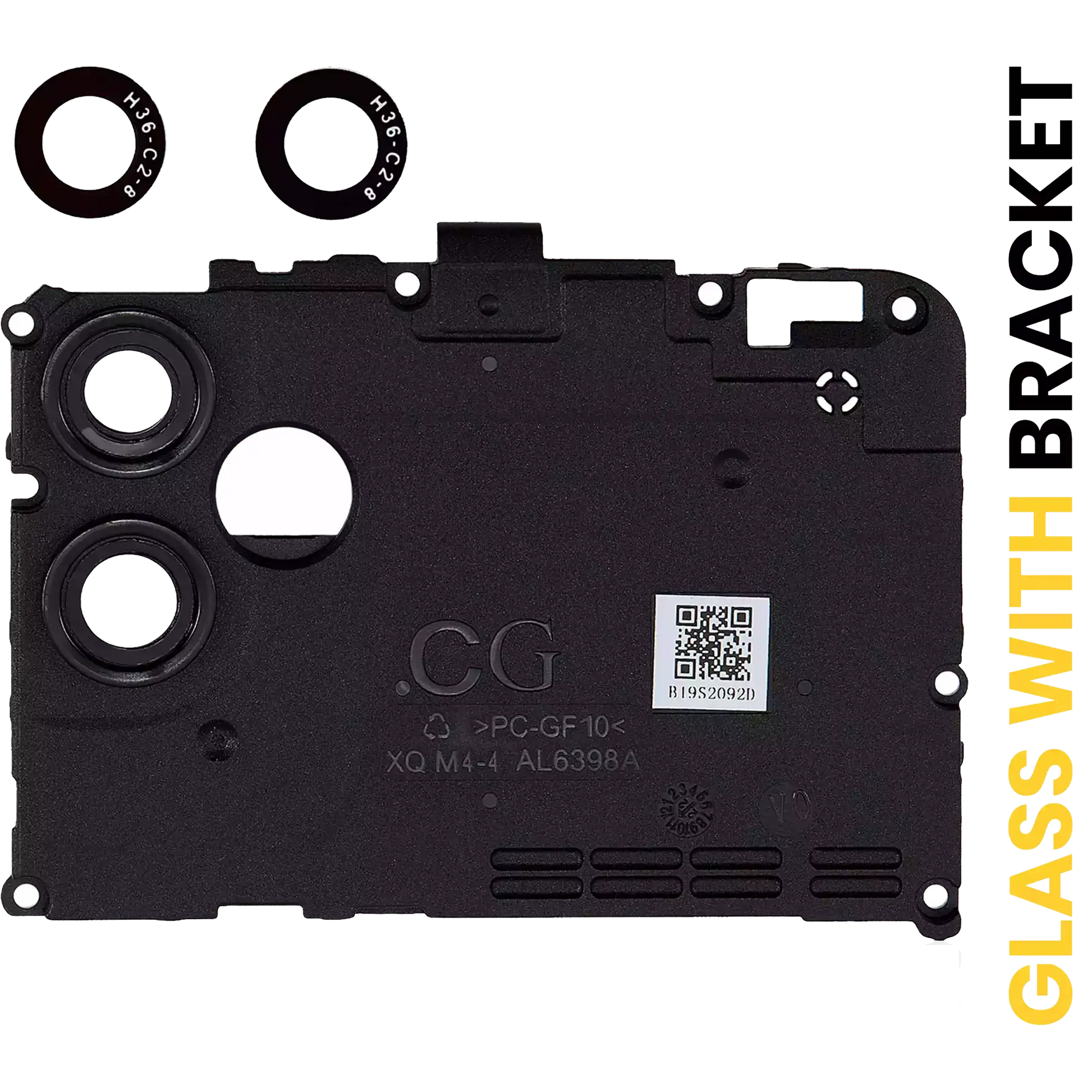 Back Camera Lens With Bracket For Samsung Galaxy A04E (A042 / 2022) (Black) replacement part product image 1 - SKU 107082138221