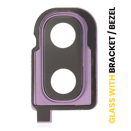 Back Camera Lens With Bracket / Bezel For Samsung Galaxy Z Flip 4G (F700) / Z Flip 5G (F707) (Mirror Purple） - Main View