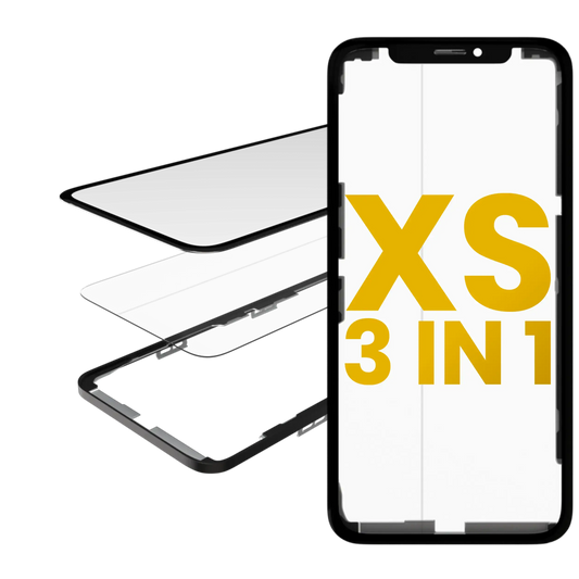 3 in 1 (Glass With OCA Pre-Installed + Frame) For iPhone XS (OCA Master)