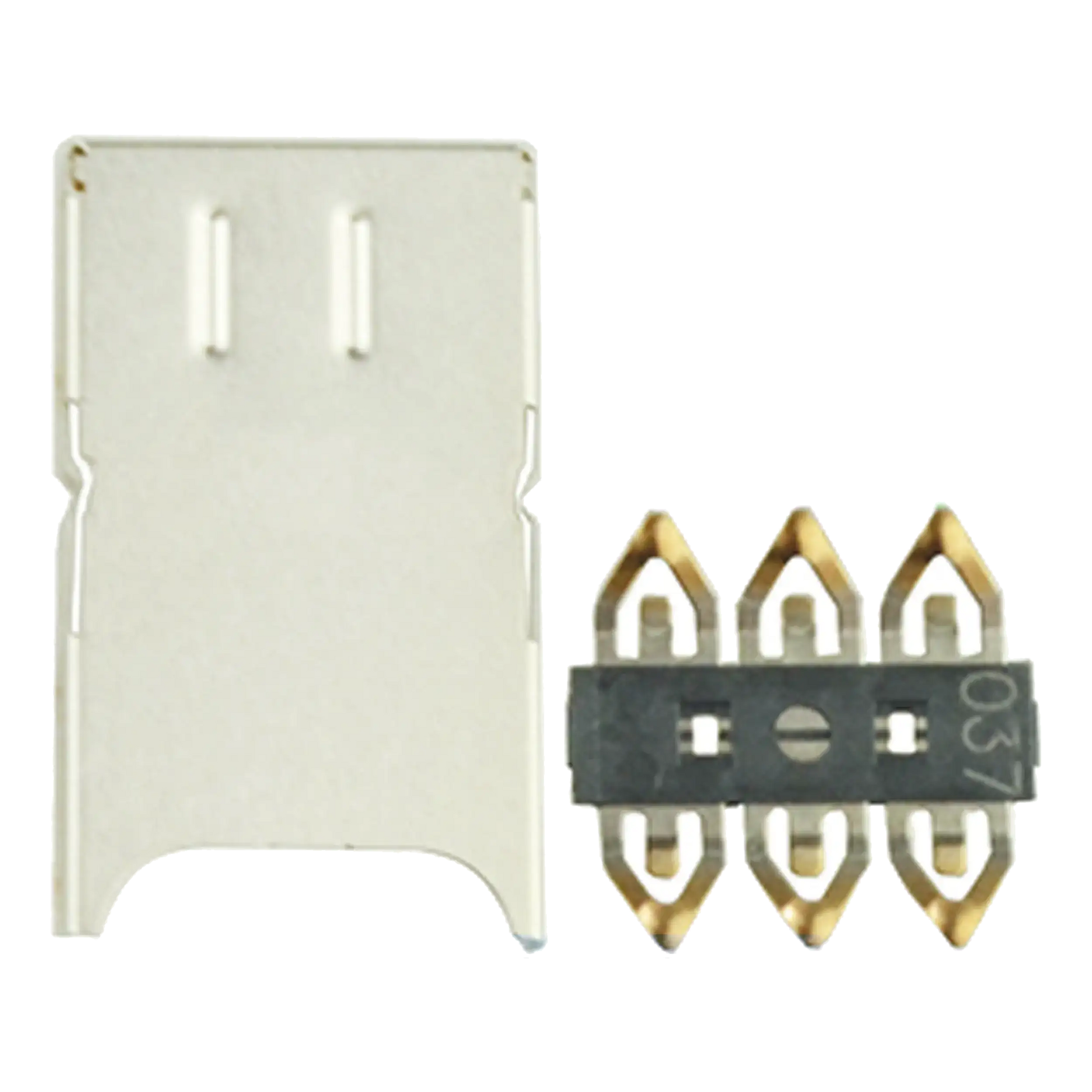Sim Card And Memory Card Reader Flex For Motorola Moto Z Force Droid (XT1650-02 / 2016) (Soldering Required) - Motorola replacement part, primary product view, SKU 107082031236