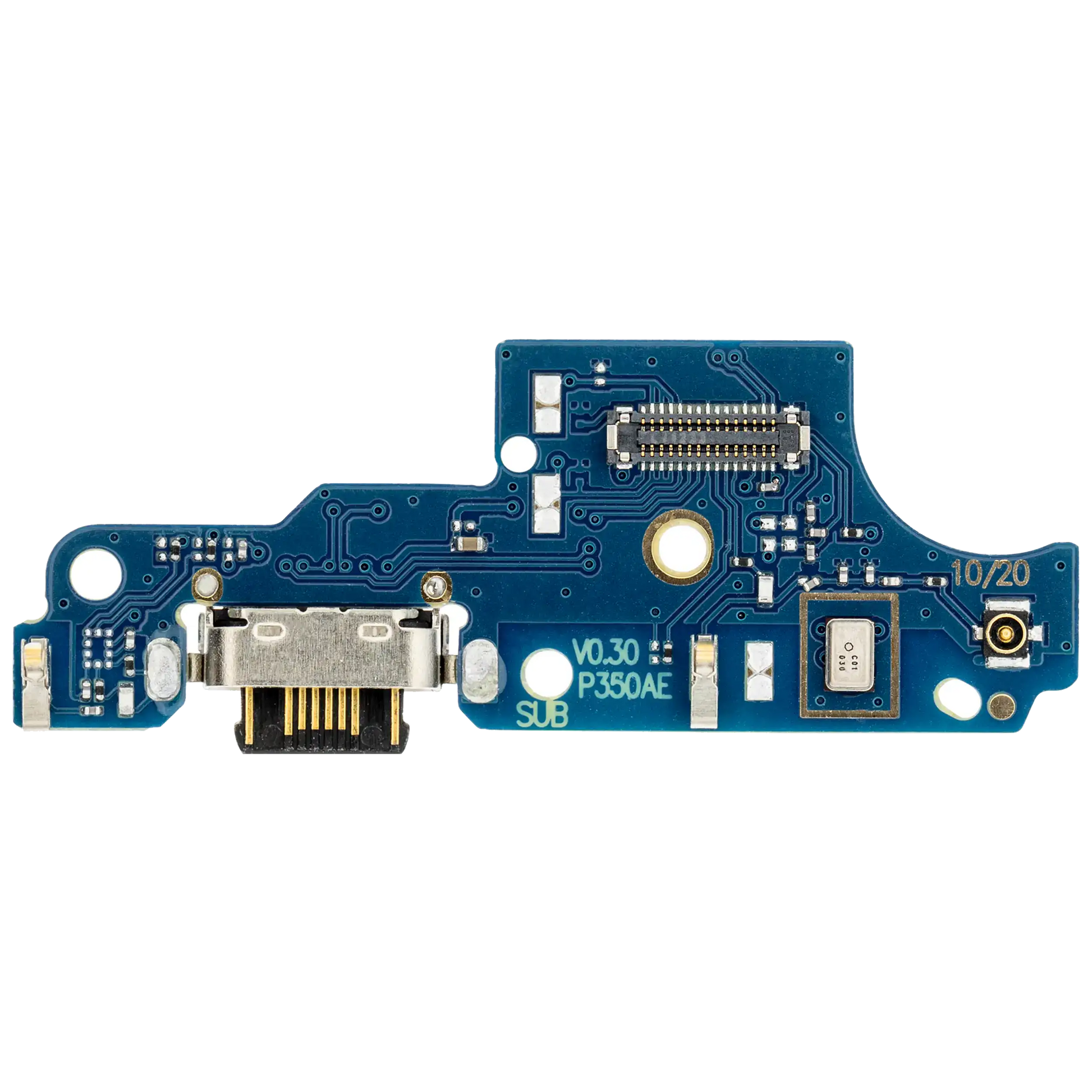 Charging Port With Board For Motorola Moto G10 (XT2127-2 / 2021) replacement part for compatible Motorola phone, SKU 107082089122, product image 1