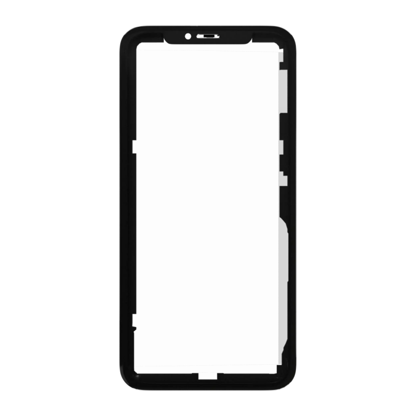 3 in 1 (Glass With OCA Pre-Installed + Frame) For iPhone XR (OCA Master) (2 Pack)