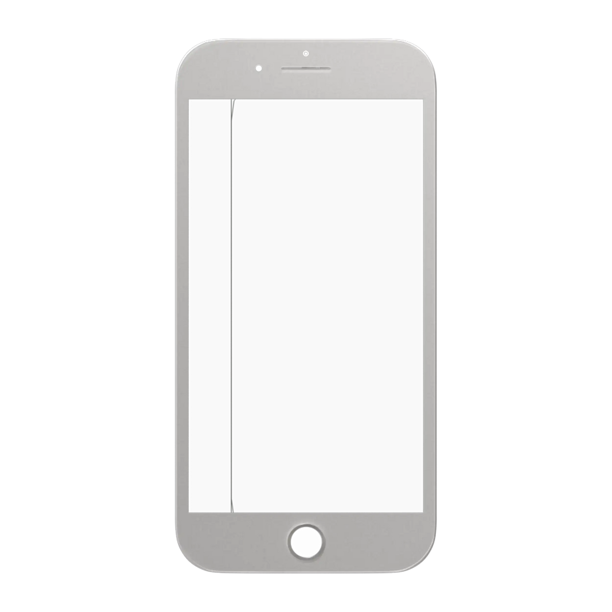 3 in 1 (Glass With OCA Pre-Installed + Frame) For iPhone 7 (OCA Master) (2 Pack) (White)