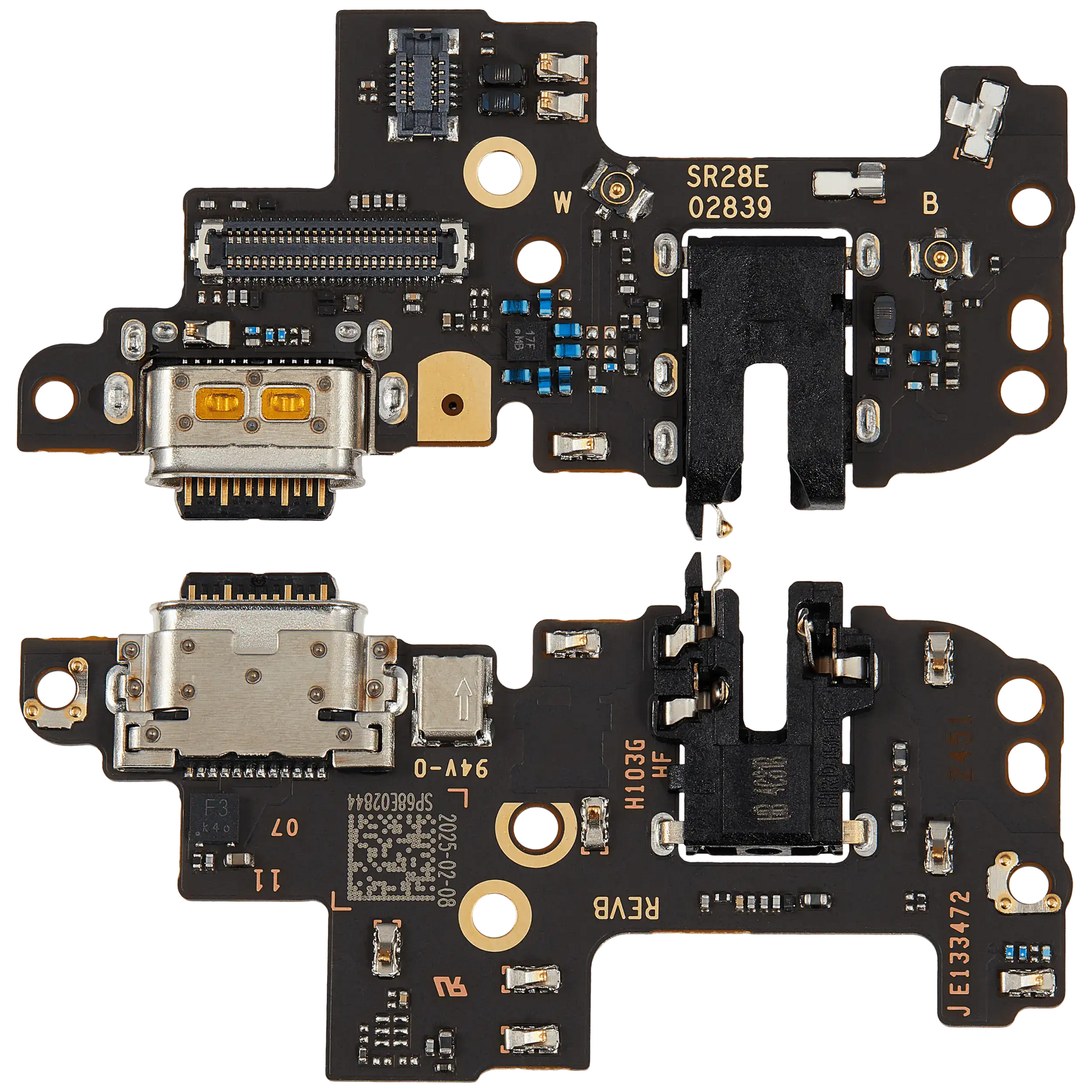 Charging Port Board For Motorola Moto G Stylus 5G (XT2419 / 2024) (Genuine OEM) replacement part SKU 107082142107 image 2