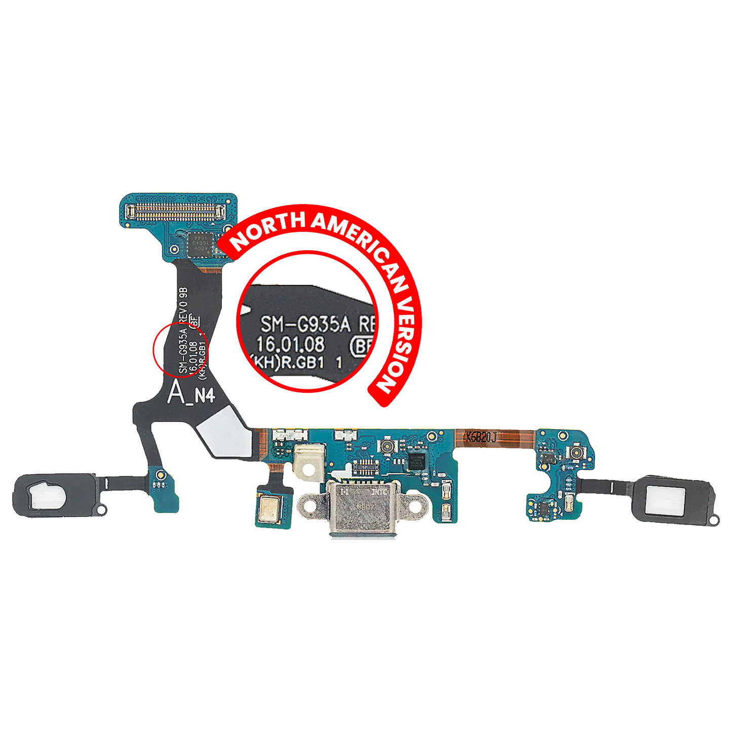 Charging Port Flex Cable For Samsung Galaxy S7 Edge G935A (North American Version)