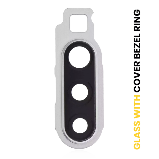Back Camera Lens With Cover Bezel Ring For Samsung Galaxy A90 5G (A908 / 2019) (White) - product image 1