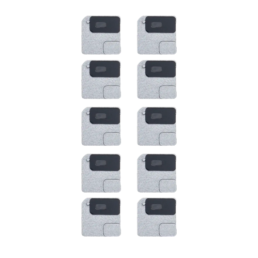 Flash Light / Power Flex Bracket With Microphone Mesh For iPhone 12 Mini (Black) (10 Pack)
