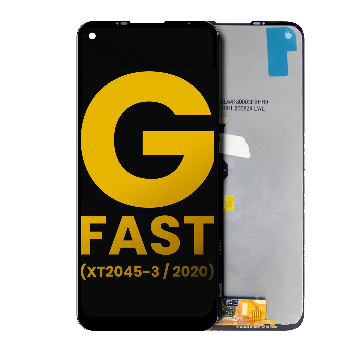 LCD Assembly Without Frame For Motorola Moto G Fast (XT2045-3 / 2020) (Refurbished) (All Colors) | compatible mobile phone replacement part | SKU 107082084502 | product image 1