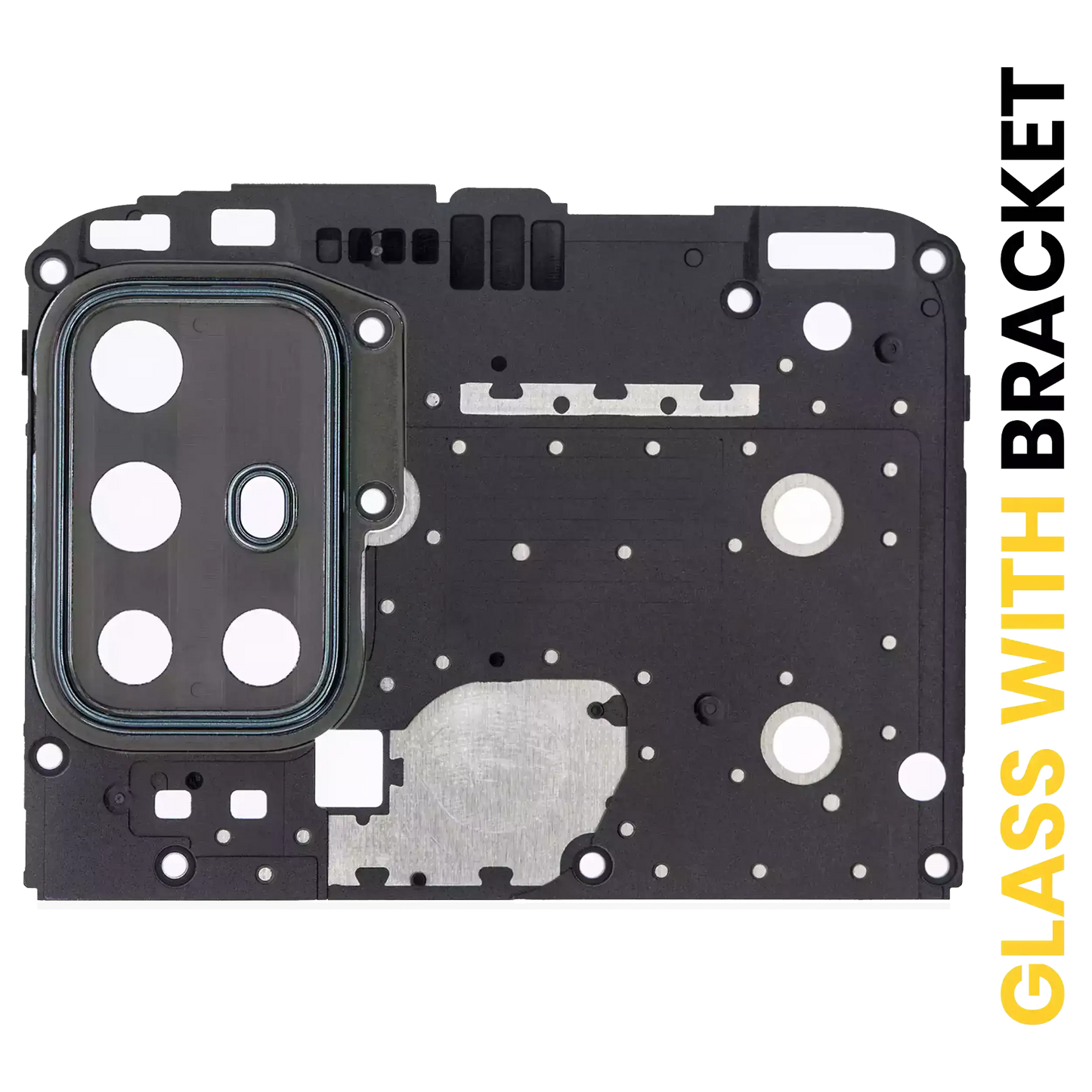 Back Camera Lens With Bracket For Motorola Moto G30 (XT2129 / 2021) (Phantom Black) replacement part for compatible Motorola phone, SKU 107082028524, product image 1