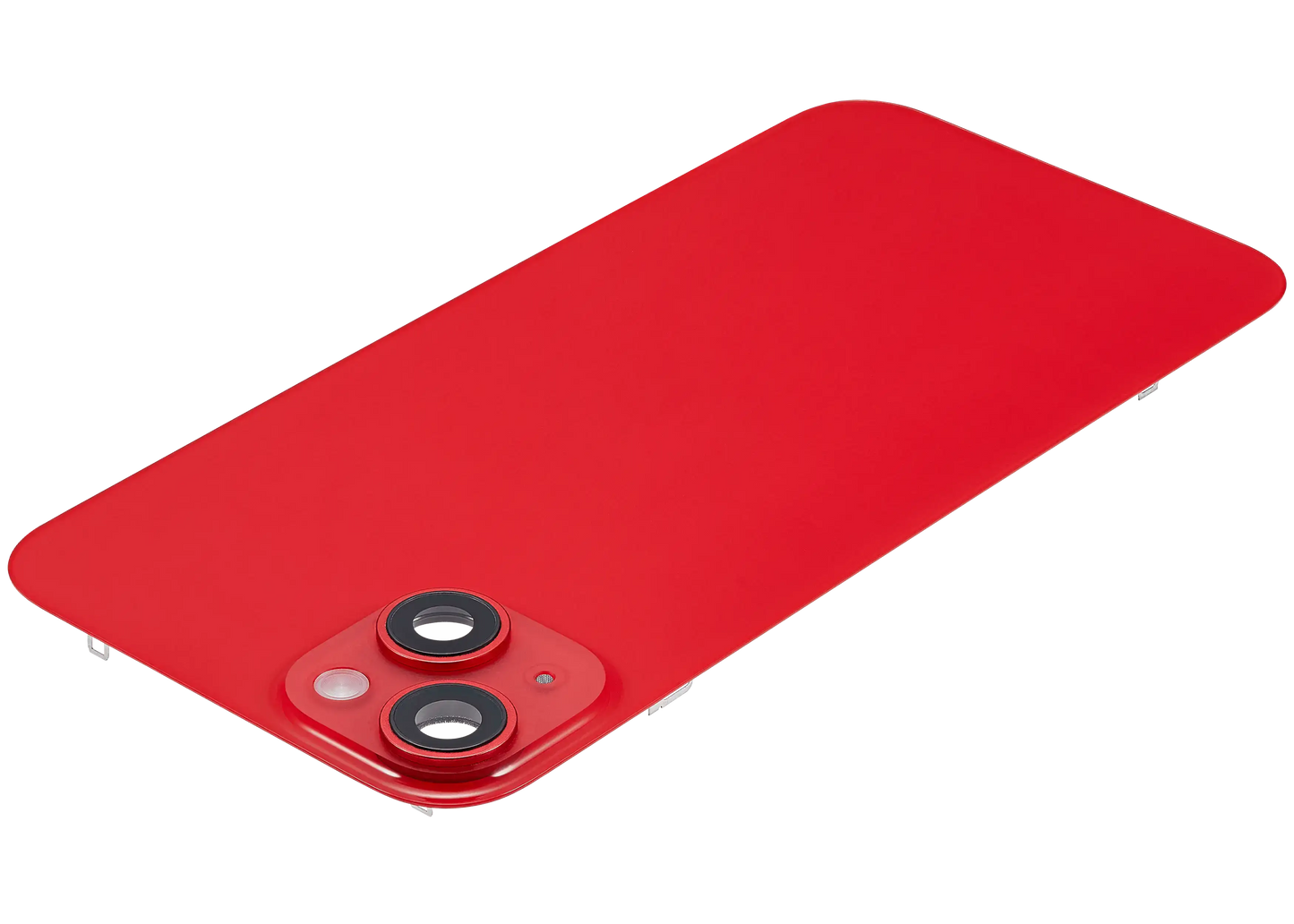 Back Glass w/ MagSafe Magnet & NFC & Flashlight Flex For iPhone 14 Plus (Used OEM Pull: Grade B) (Red)