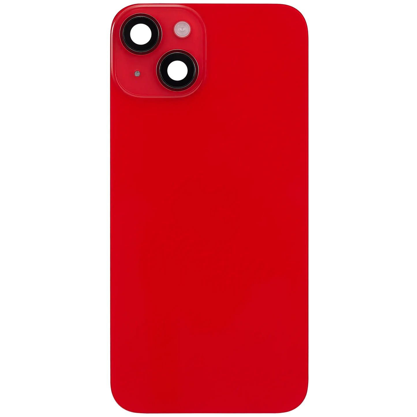 Back Glass w/ MagSafe Magnet & NFC & Flashlight Flex For iPhone 14 (Used OEM Pull: Grade B) (Red)