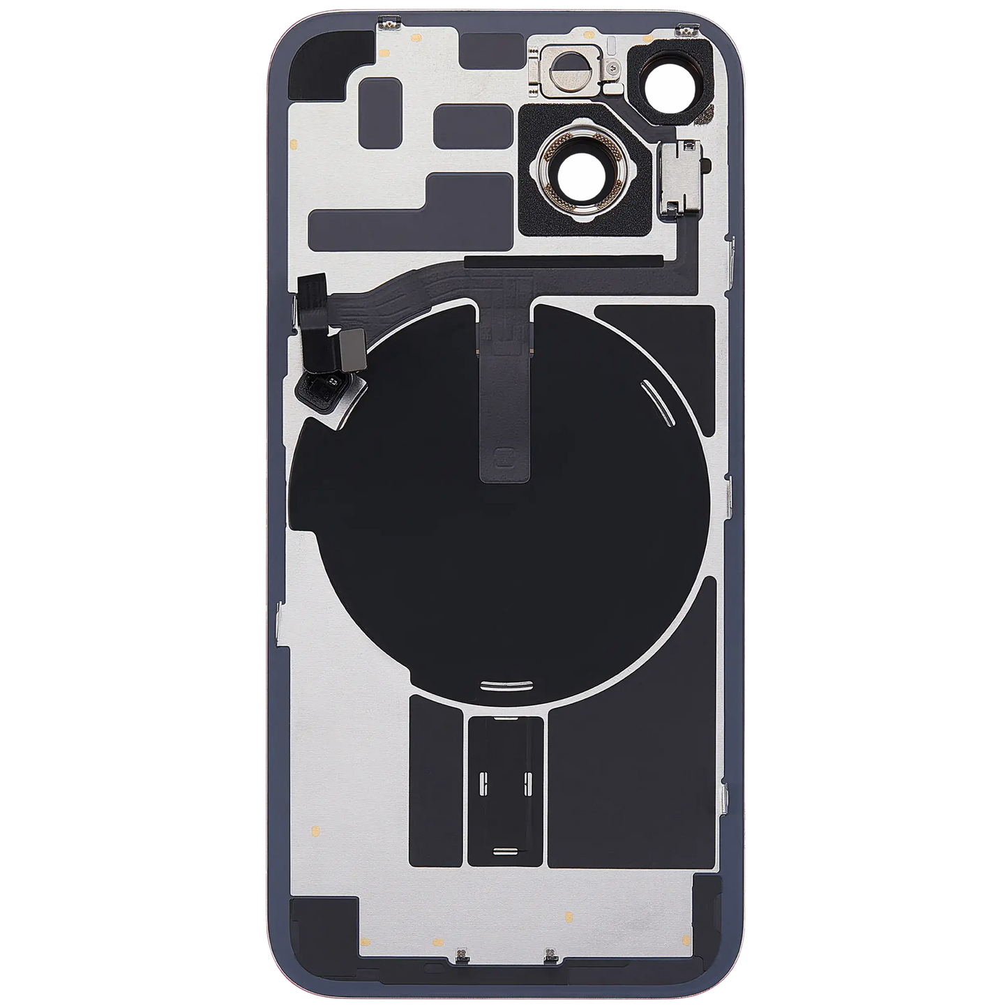 Back Glass w/ MagSafe Magnet & NFC & Flashlight Flex For iPhone 14 (Used OEM Pull: Grade B) (Red)