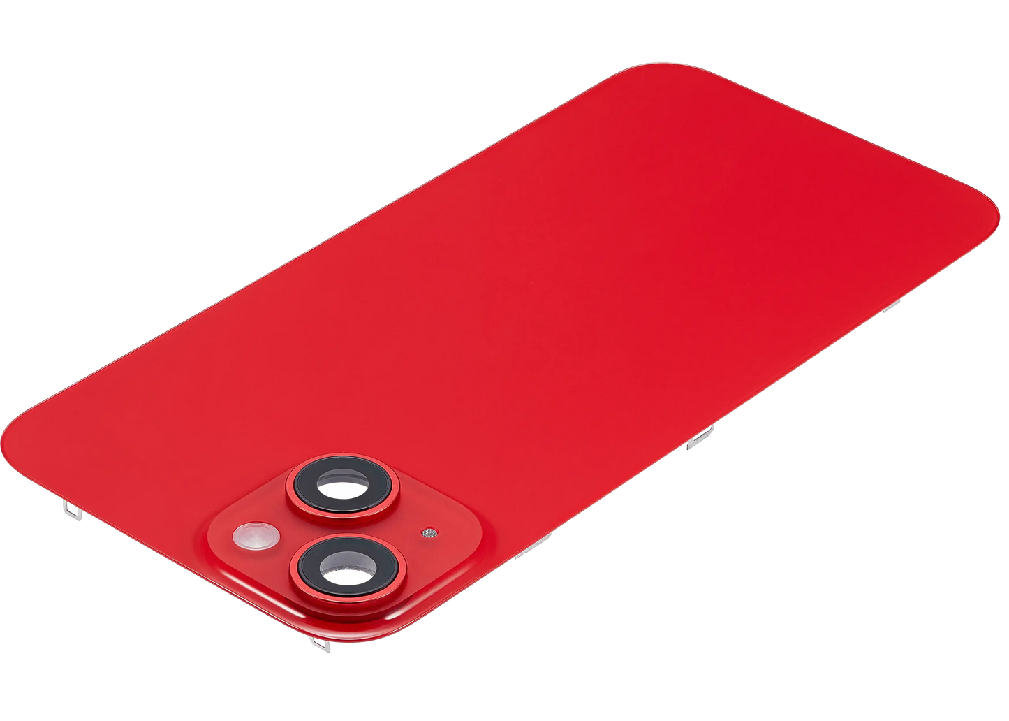 Back Glass w/ MagSafe Magnet & NFC & Flashlight Flex For iPhone 14 (Used OEM Pull: Grade B) (Red)