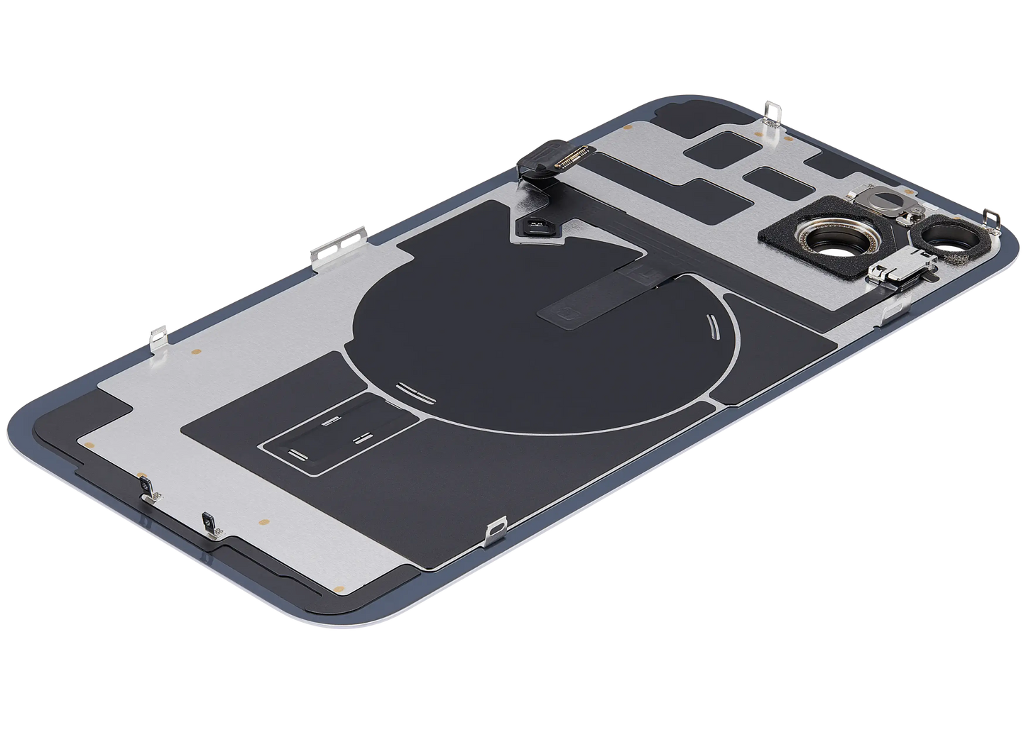Back Glass w/ MagSafe Magnet & NFC & Flashlight Flex For iPhone 14 Plus (Used OEM Pull: Grade B) (Purple)