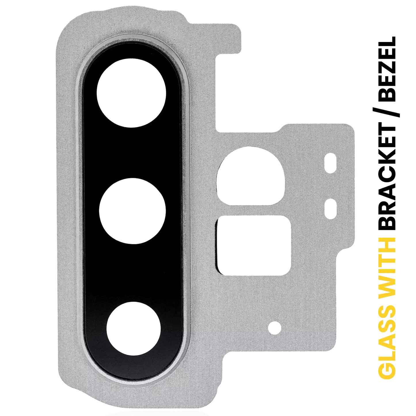 Back Camera Lens With Bracket / Bezel For Samsung Galaxy Note 10 Plus / 5G (Aura Glow / Silver)