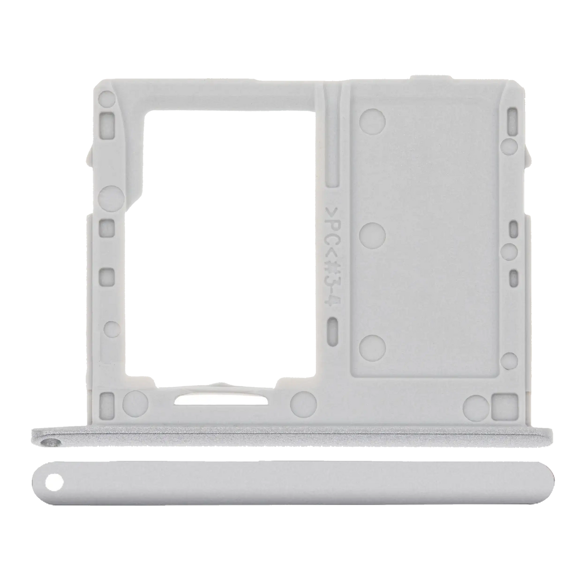 Single Sim Card Tray For Samsung Galaxy Tab A 10.1" (T515 / T517) (2019) (Silver) - Samsung Galaxy Tab A 10.1" (2019) Replacement Parts - SKU 107081017231 - product image 1