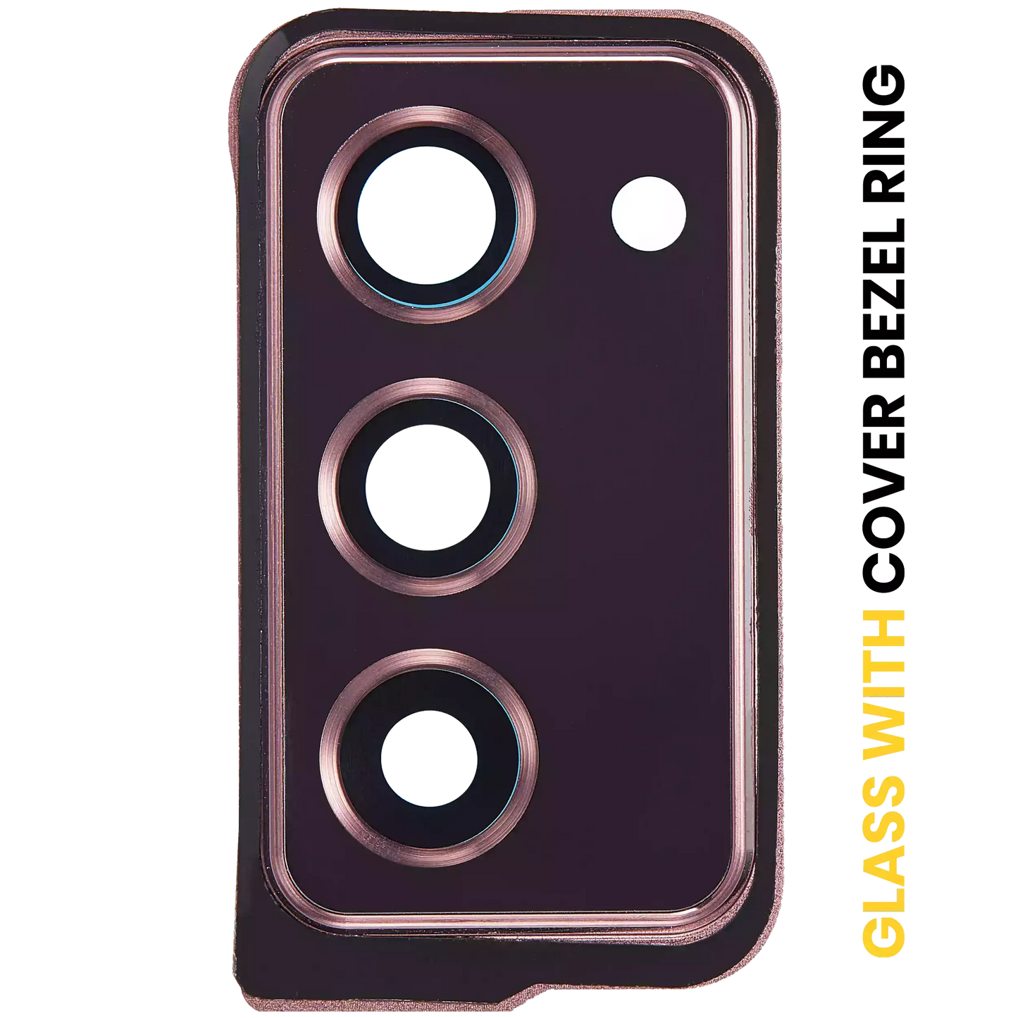 Close-up of Back Camera Lens With Cover Bezel Ring For Samsung Galaxy Z Fold 2 5G (F916) (Mystic Bronze)