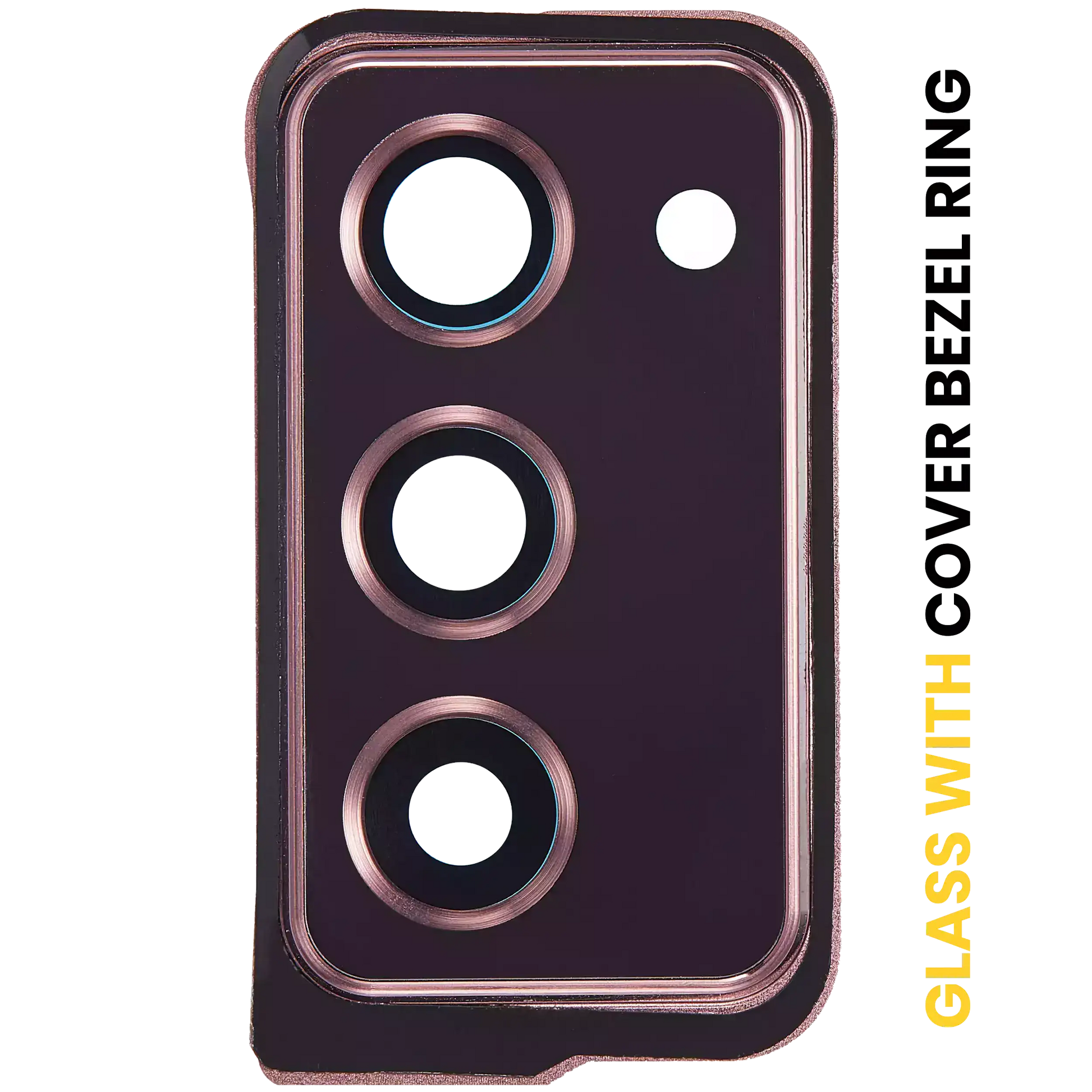 Close-up of Back Camera Lens With Cover Bezel Ring For Samsung Galaxy Z Fold 2 5G (F916) (Mystic Bronze)