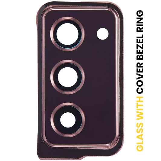 Close-up of Back Camera Lens With Cover Bezel Ring For Samsung Galaxy Z Fold 2 5G (F916) (Mystic Bronze)