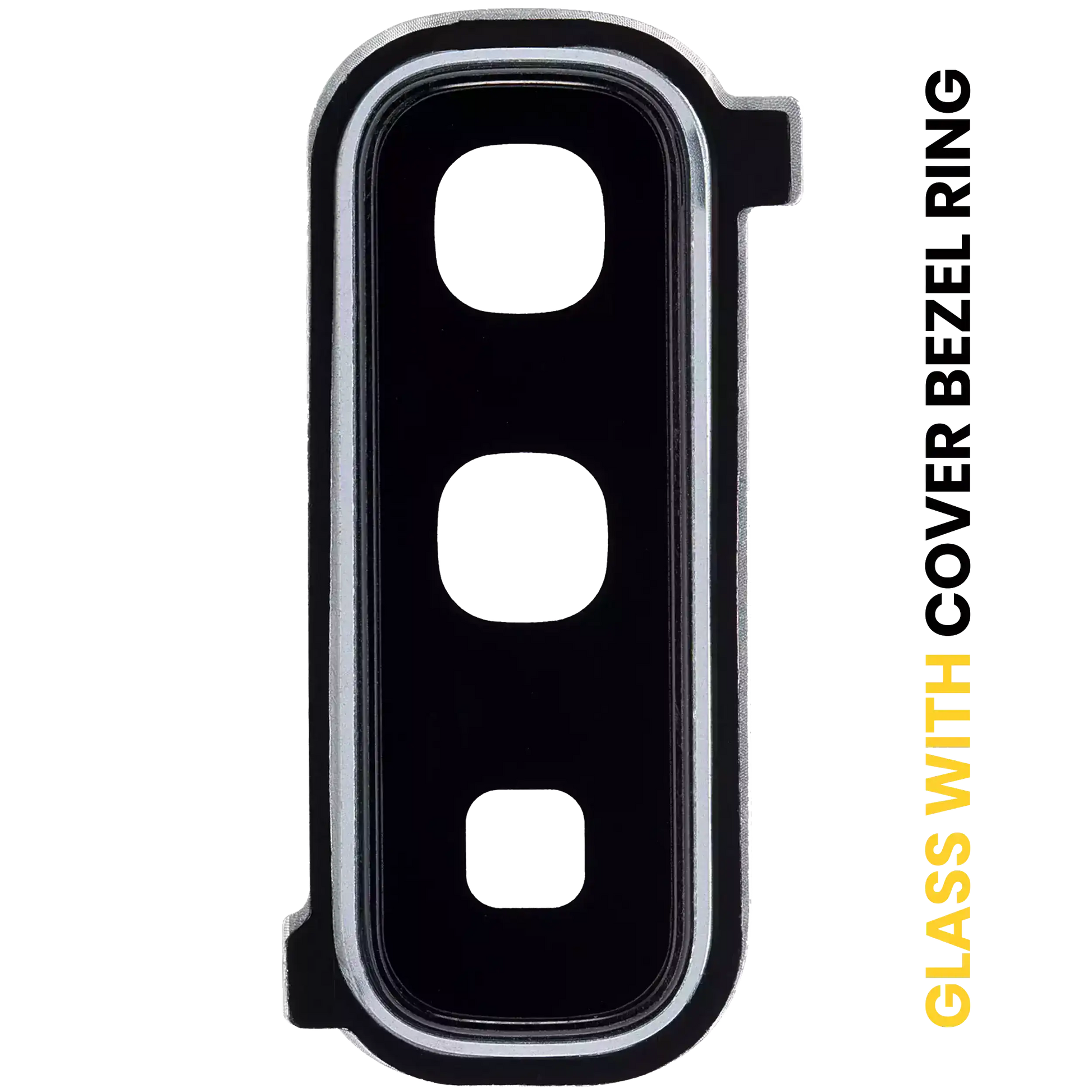Back Camera Lens With Cover Bezel Ring For Samsung Galaxy Fold 4G (F900) / Fold 5G (F907) (Space Silver) detail view