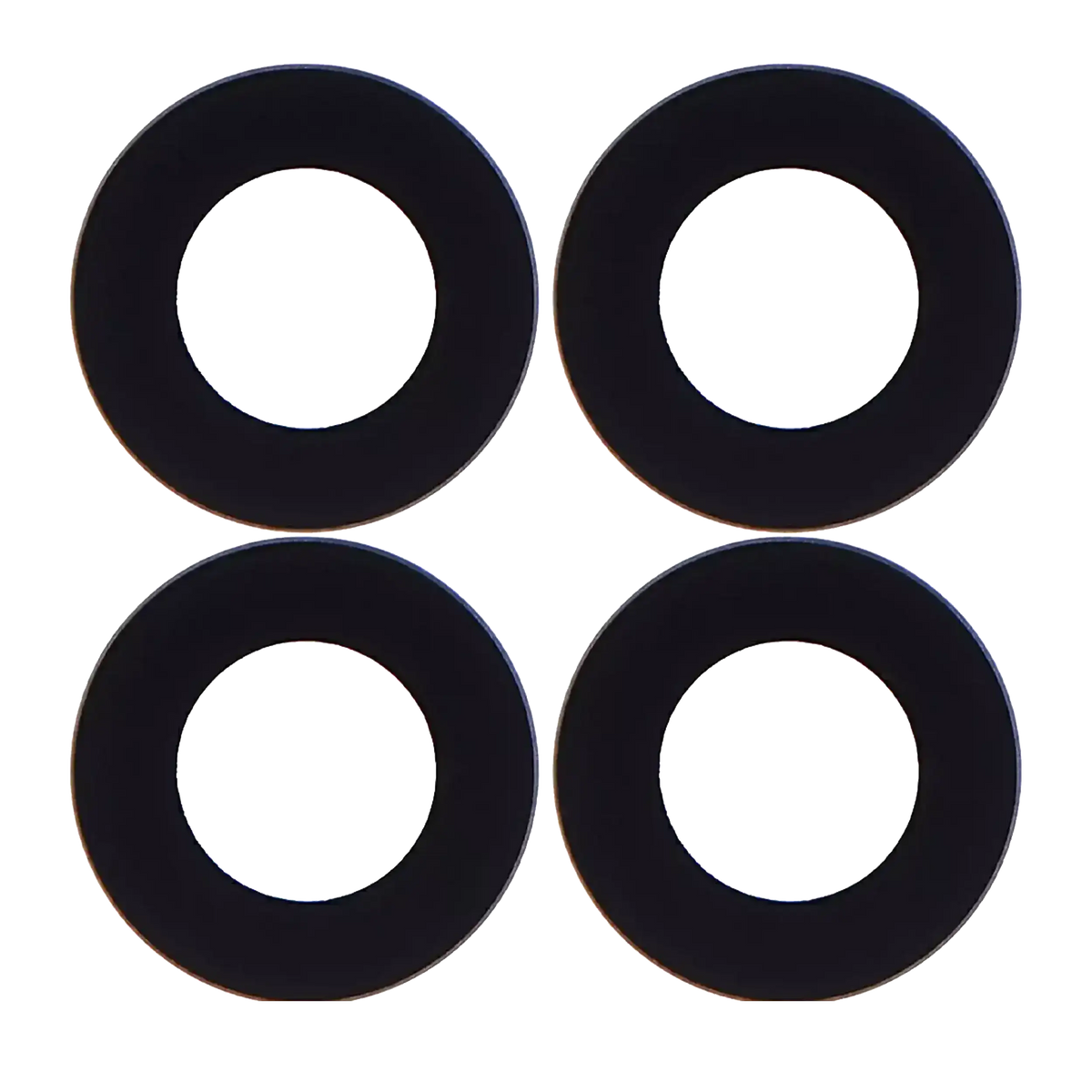 Back Camera Lens (Glass Only) With Adhesive For Motorola One 5G (XT2075-1 / 2020) (4 Piece Set) (10 Pack) - Motorola replacement part - product image 1 - SKU 107082025530
