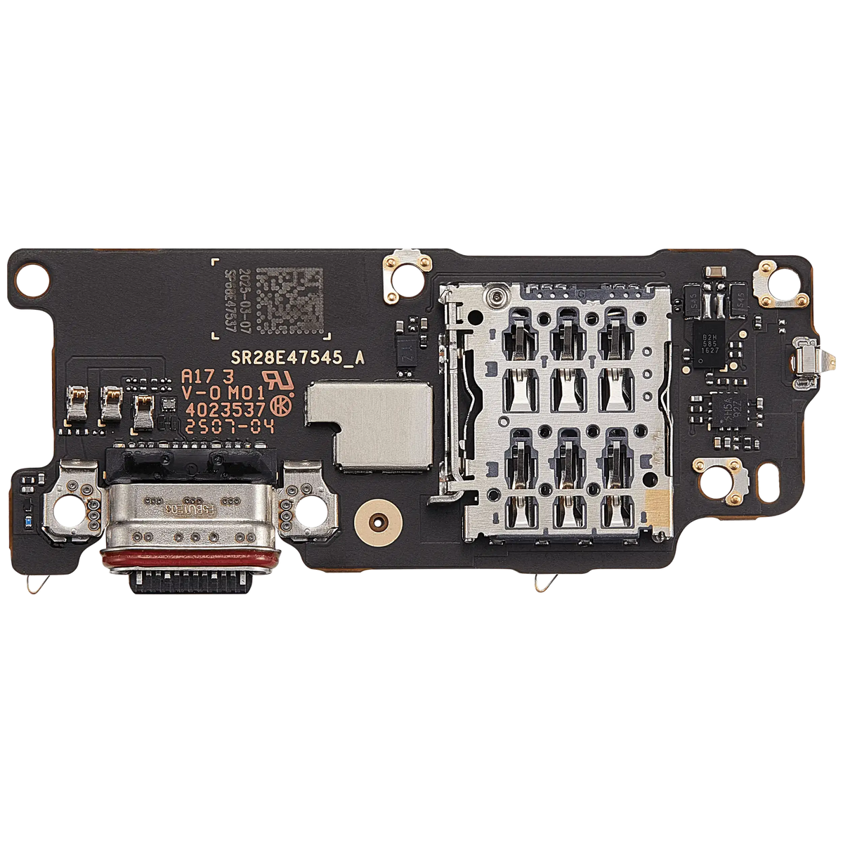 Charging Port Board For Motorola Moto Razr 60 Ultra (XT2551 / 2025) (Premium) - Motorola replacement part image 1