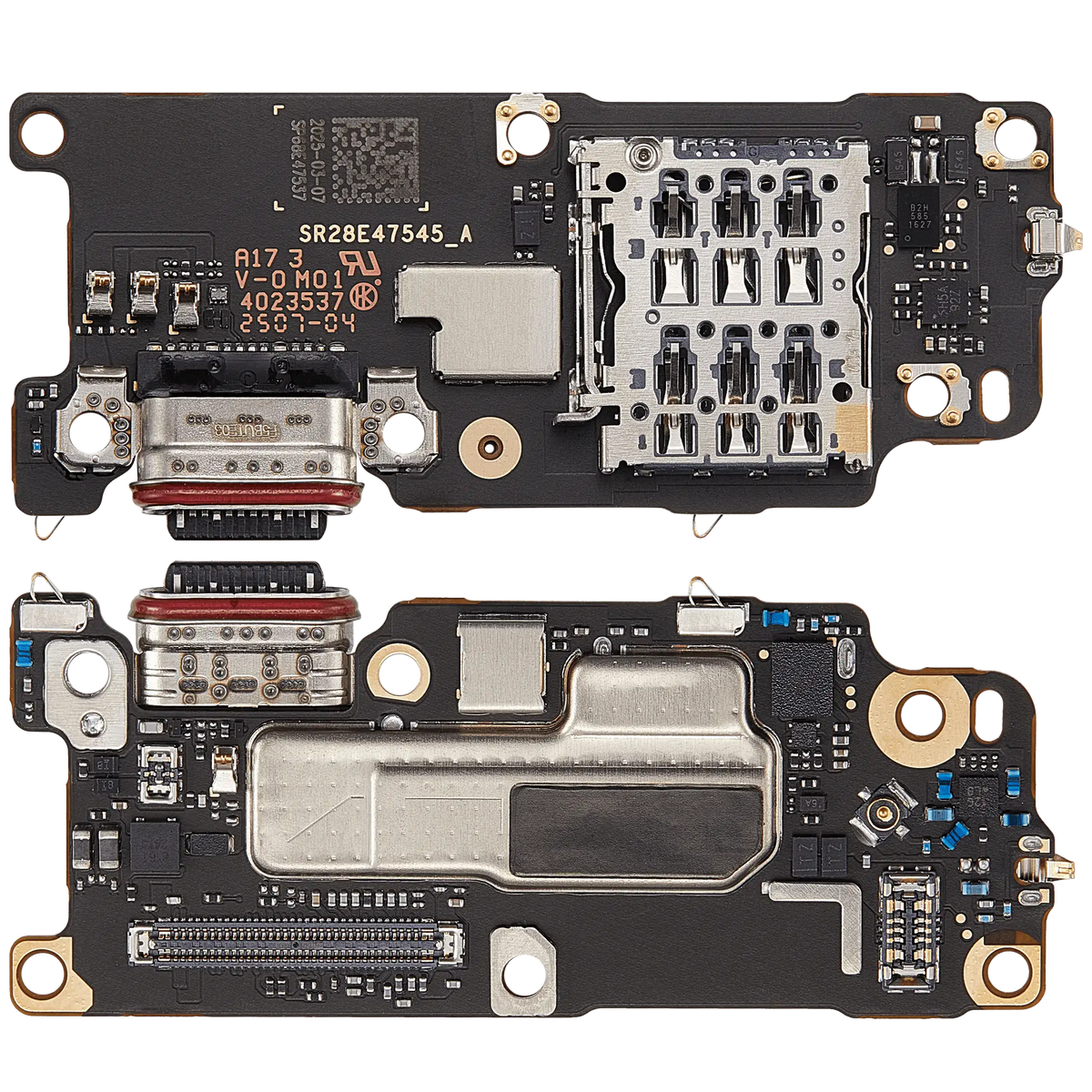 Charging Port Board For Motorola Moto Razr 60 Ultra (XT2551 / 2025) (Premium) - Motorola replacement part image 2