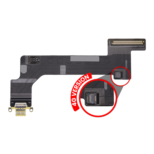 Charging Port Flex Cable For iPad 10 (2022) (Cellular) (Premium) (Yellow)