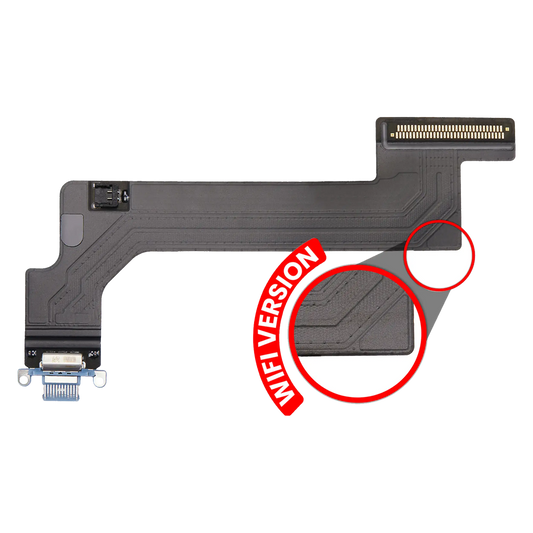 Charging Port Flex Cable For iPad 10 (2022) (WiFi Only) (Premium) (Blue)