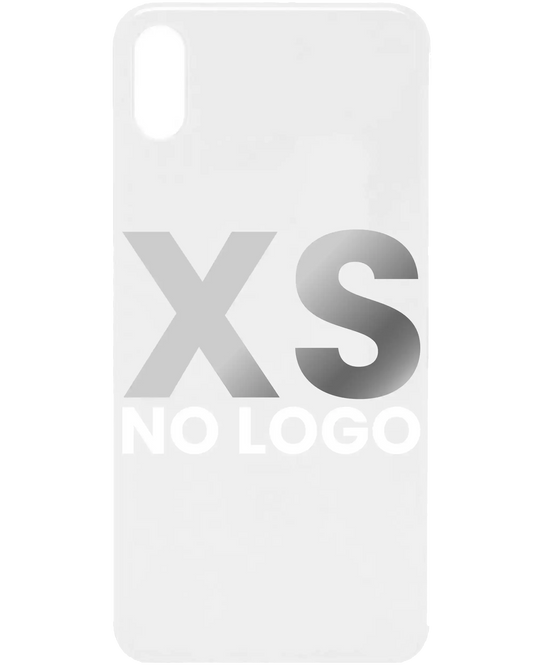 Back Cover Glass For iPhone XS (No Logo) (Silver)
