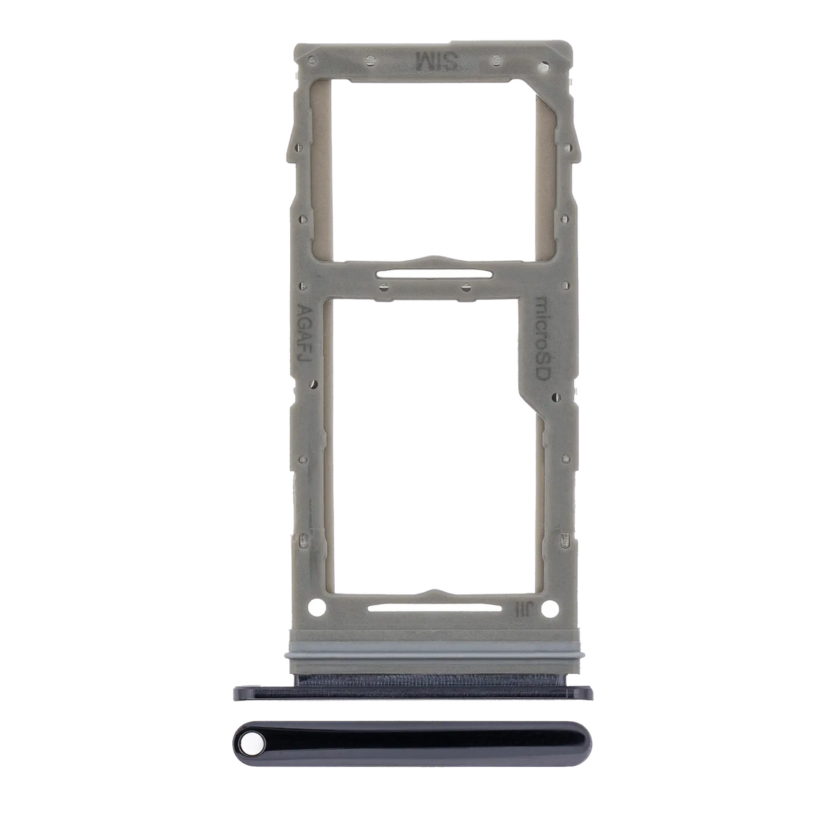 Single Sim Card Tray For Samsung Galaxy A71 5G (A716 / 2020) (Prism Cube Black) - product image 1