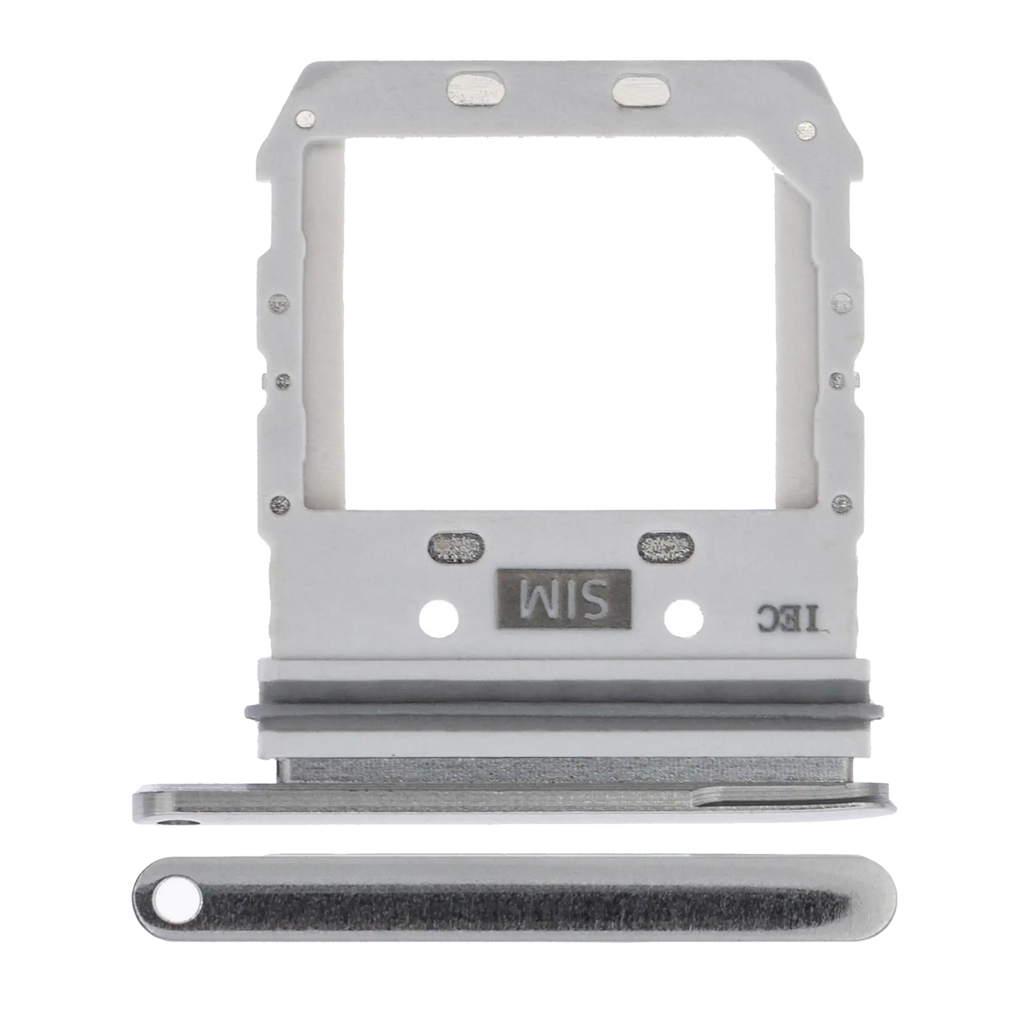 Single Sim Card Tray For Samsung Galaxy S10 5G (Crown Silver)
